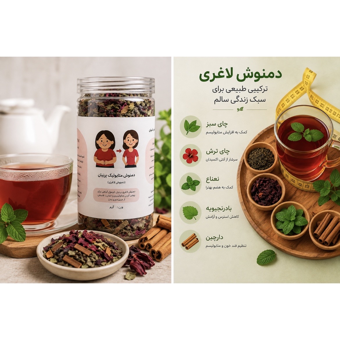 دمنوش لاغری چیست؟ بهترین دمنوش‌ها برای کمک به کاهش وزن + روش مصرف